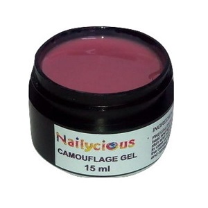 Camouflage UV Nail Gel Self Levelling Medium Viscosity Builder Sculpting Pink Extension Gel Base Extension Nail Technician Supplies UK Www.Nailycious.co.uk