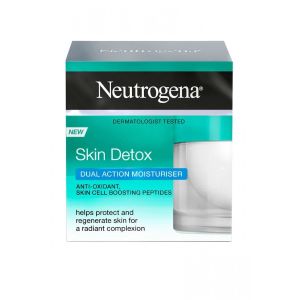 Neutrogena Skin Detox Dual Action Moisturiser, Skin Regenerating Anti Aging Moisturiser, Facial Hydrating Moisturising Cream